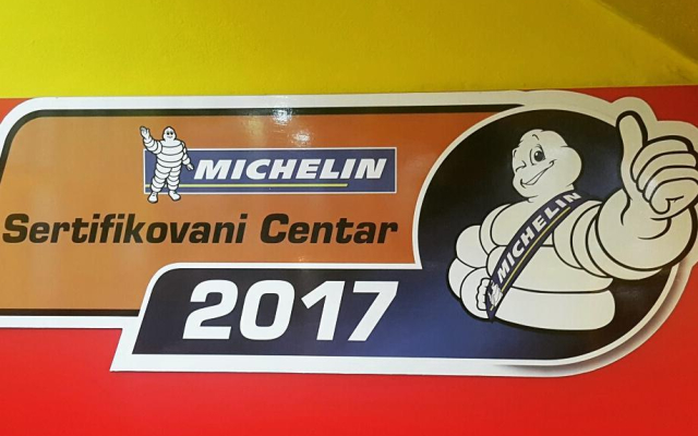 Naš servis je sertifikovan od strane MICHELIN-a!