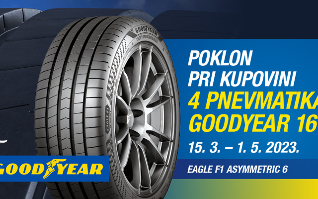 GOODYEAR UNIVERZALNE ILI LETNJE GUME = NAGRADA