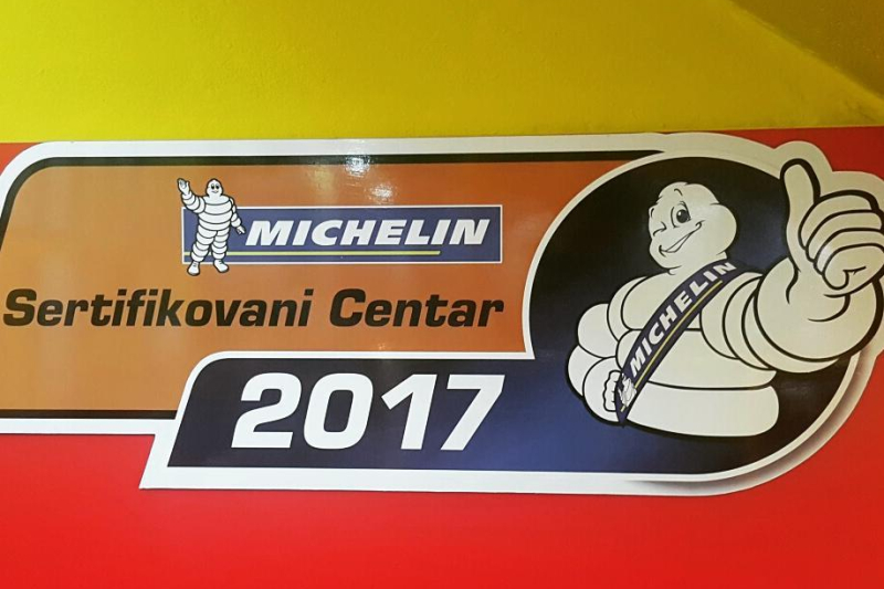 Naš servis je sertifikovan od strane MICHELIN-a!